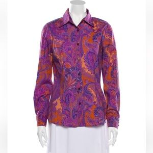 Etro Paisley Button Down